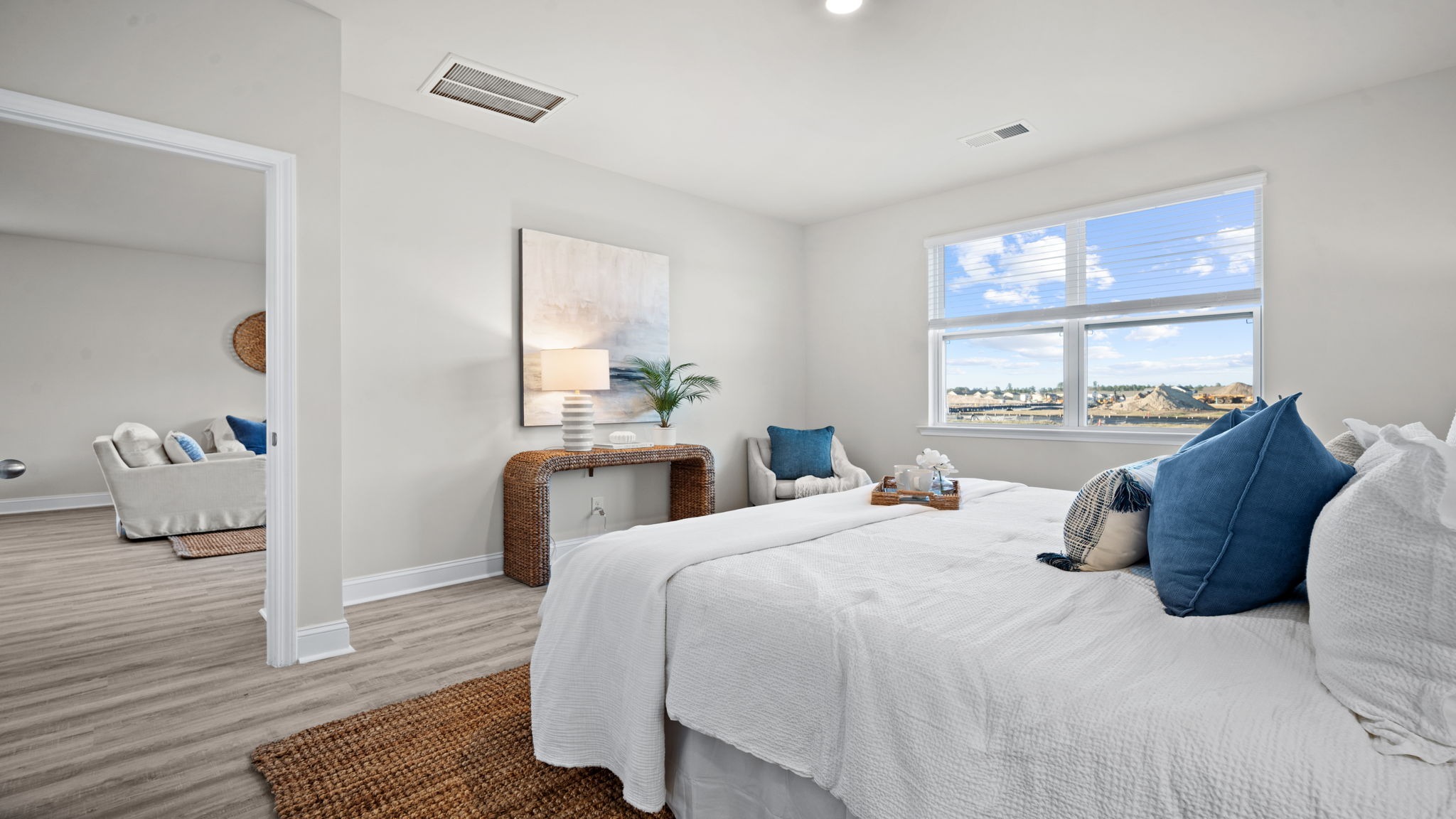 “Spacious primary suite in Manning floor plan with private retreat feel and natural light in East Argent community.”