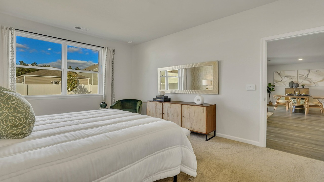 primary bedroom with window