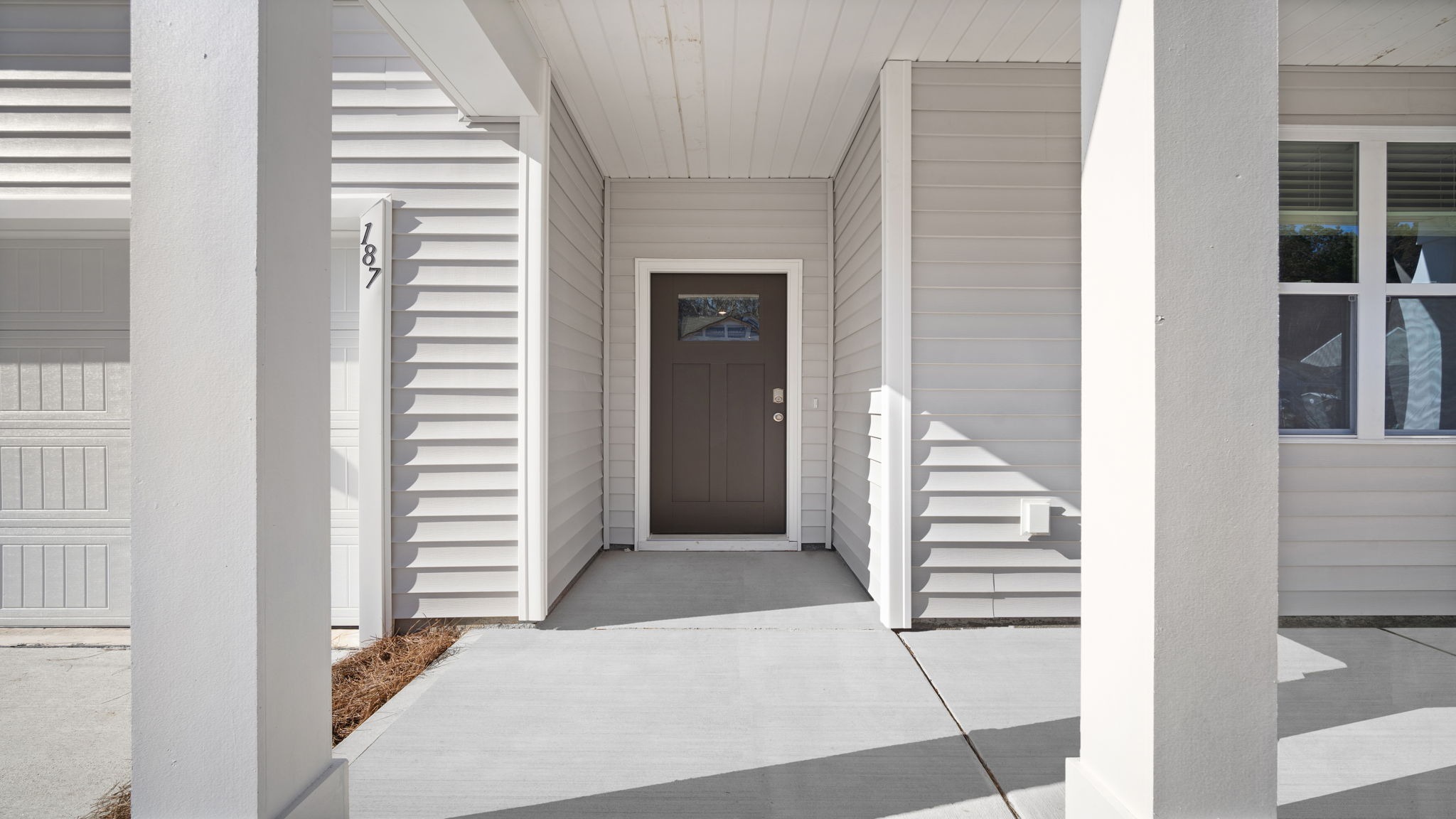 Front exterior covered porch