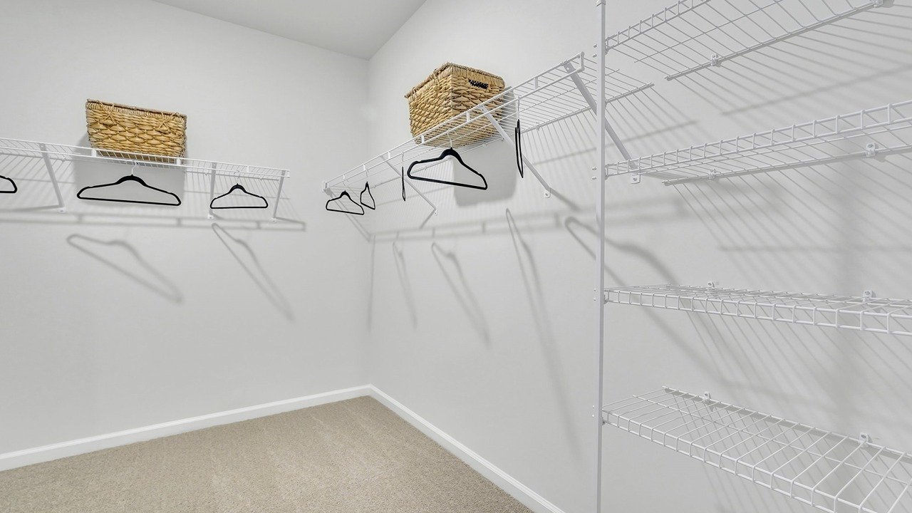 Primary walk-in closet