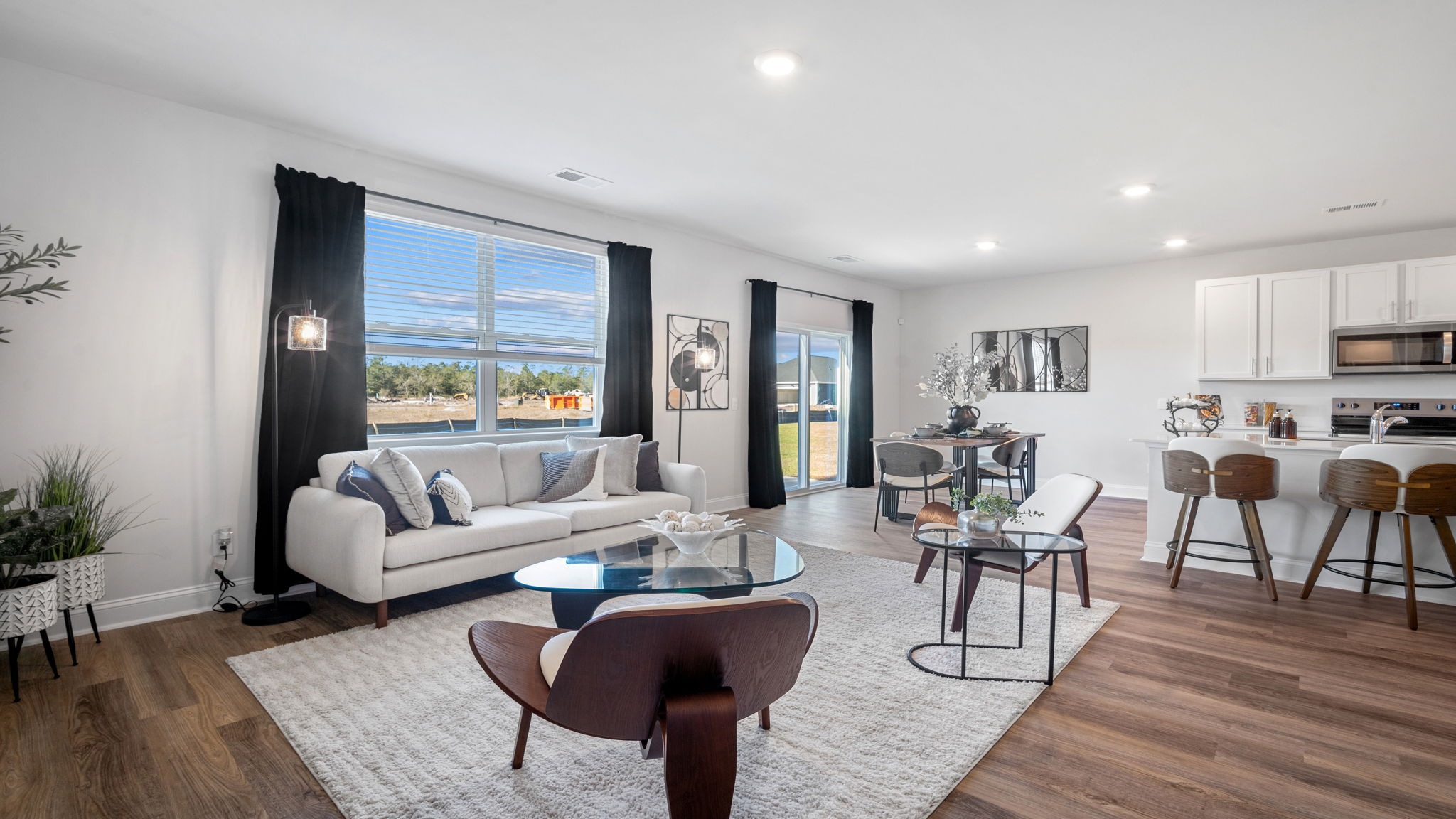 Expansive great room designed for entertaining, relaxation, and everyday family living.