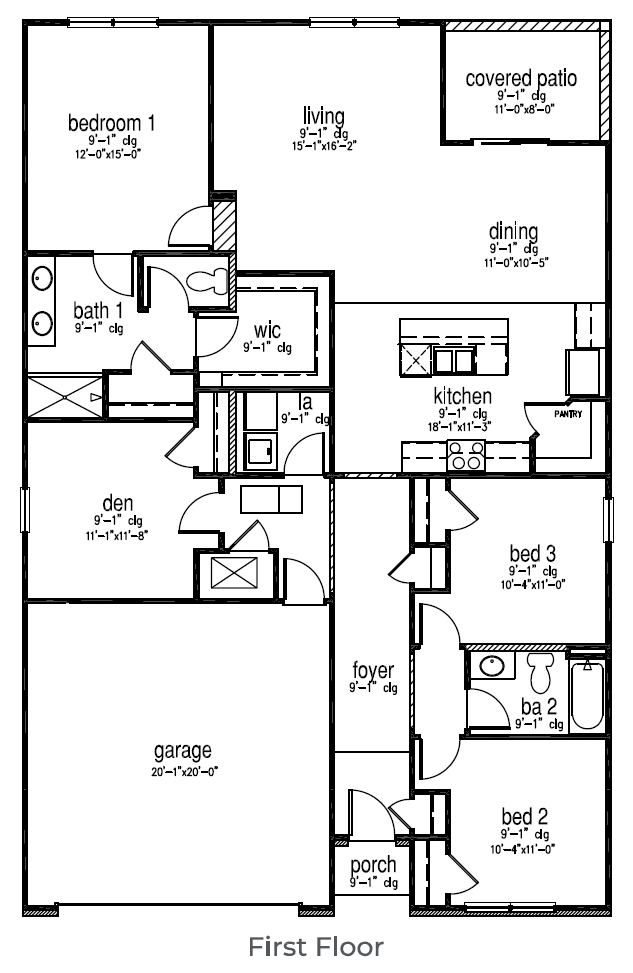 Cali floorplan layout
