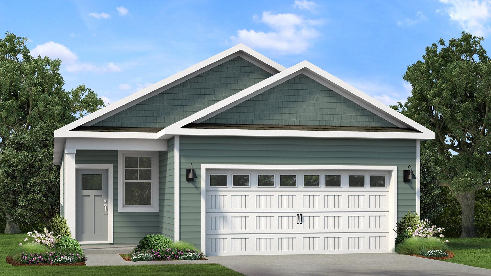 Bowen B Floorplan in the Sanctuary at East Argent New Home Construction community in Ridgeland, SC