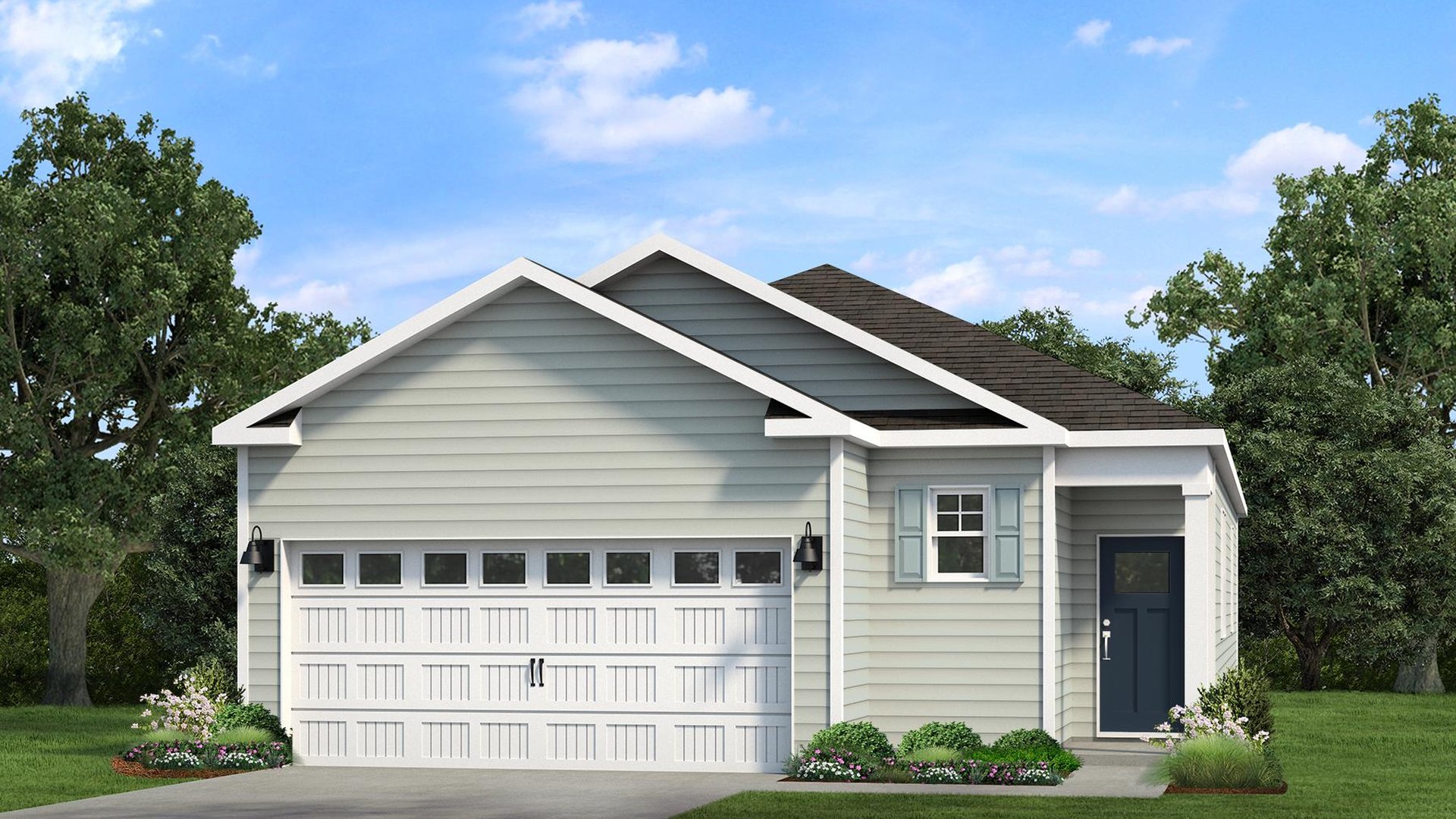 Allex A Floorplan in the Sanctuary at East Argent New Home Construction community in Ridgeland, SC