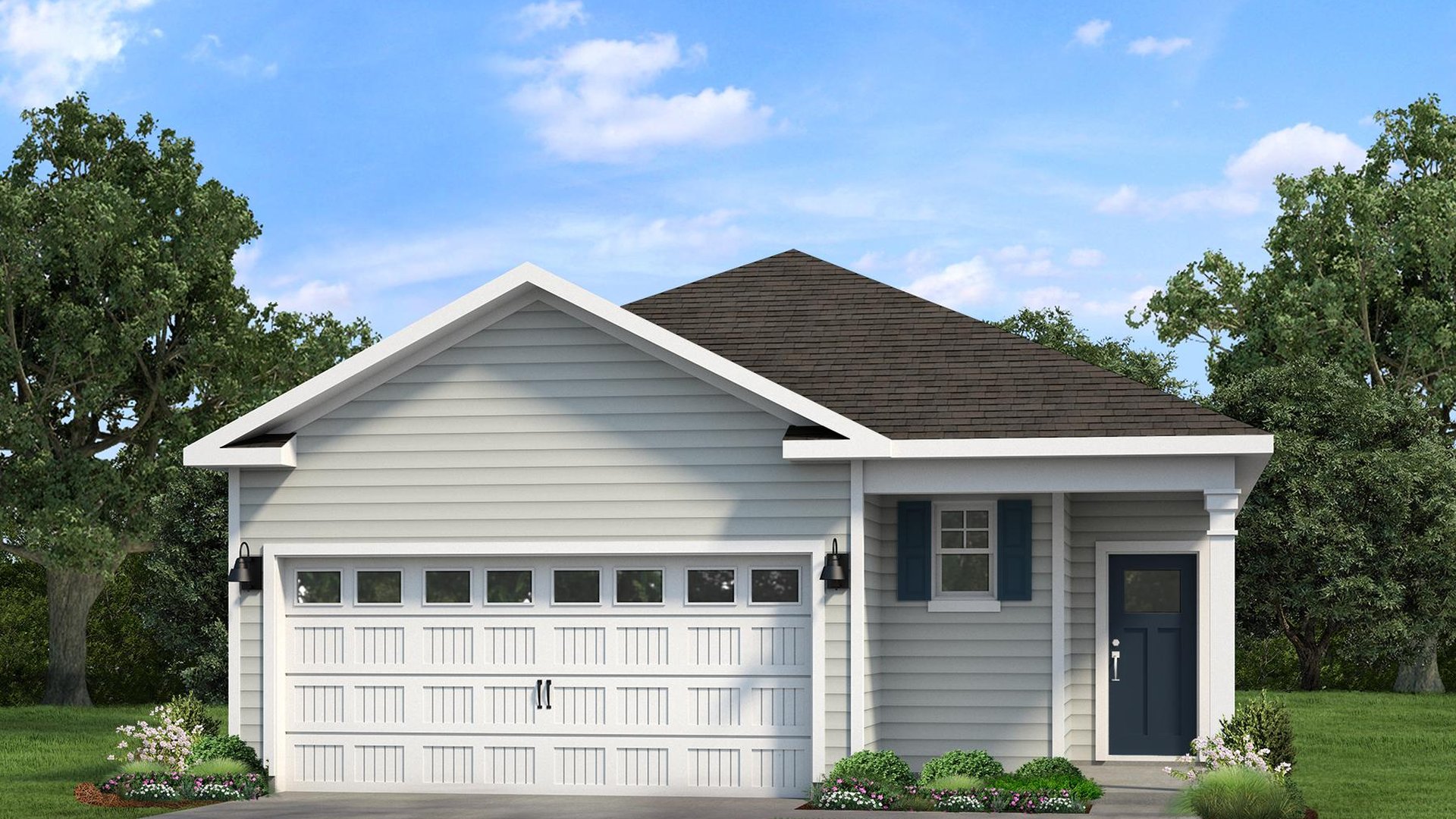 Jemison A Floorplan in the Sanctuary at East Argent New Home Construction community in Ridgeland, SC