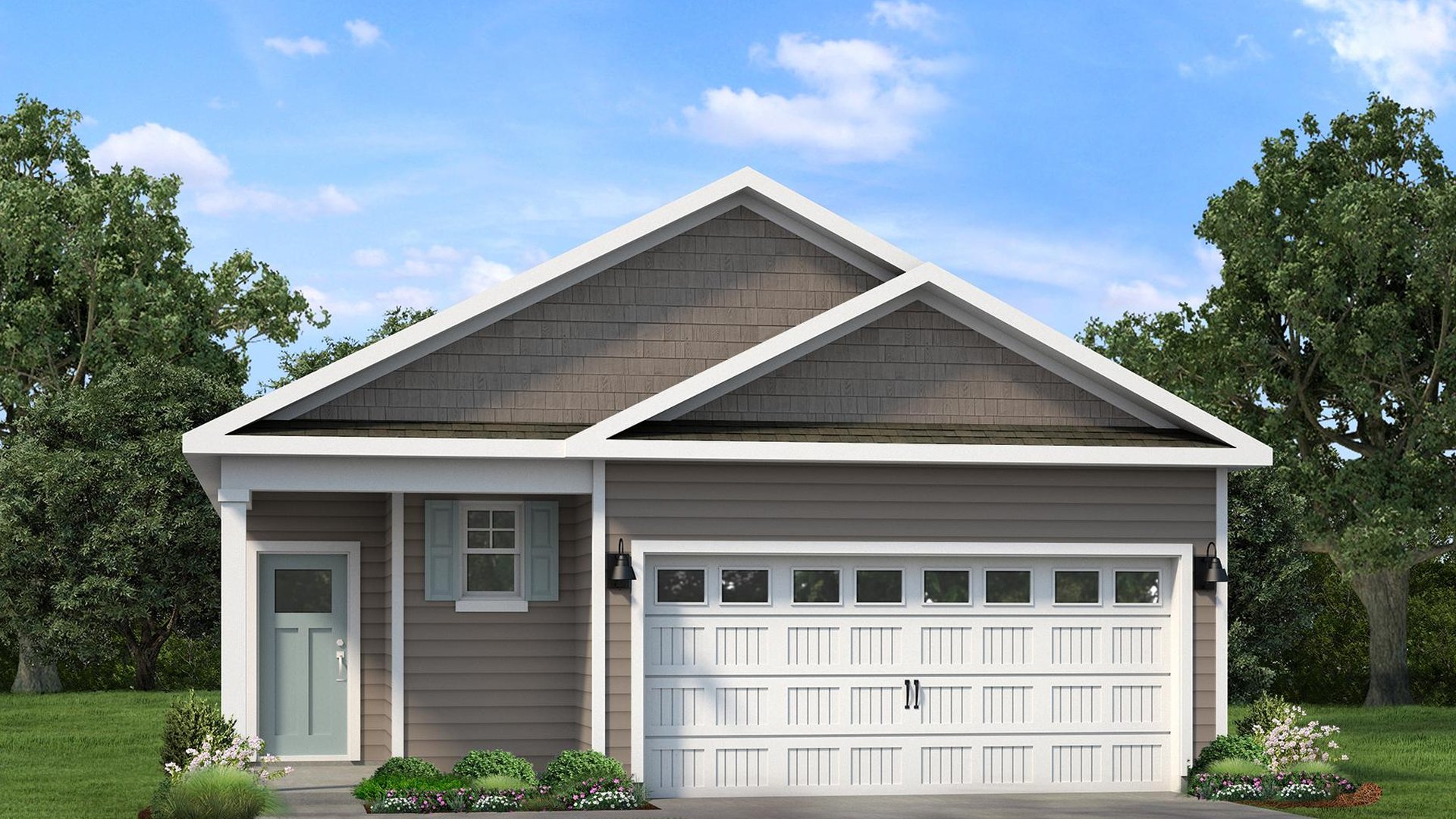 Jemison B Floorplan in the Sanctuary at East Argent New Home Construction community in Ridgeland, SC