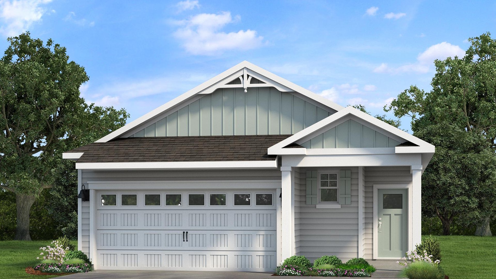 Jemison C Floorplan in the Sanctuary at East Argent New Home Construction community in Ridgeland, SC