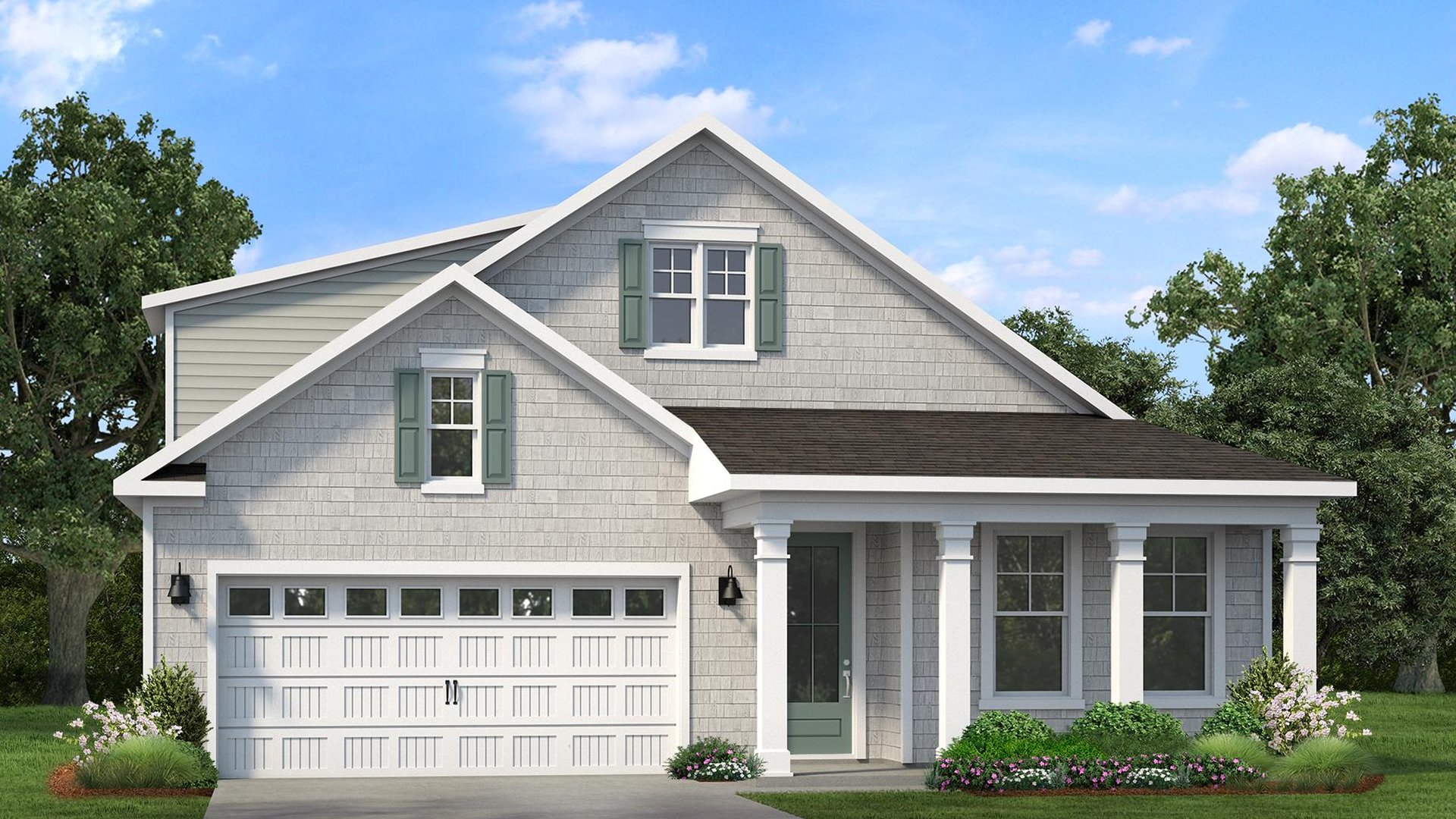 Darby C two story floor plan in the Sanctuary at East Argent in Ridgeland, SC