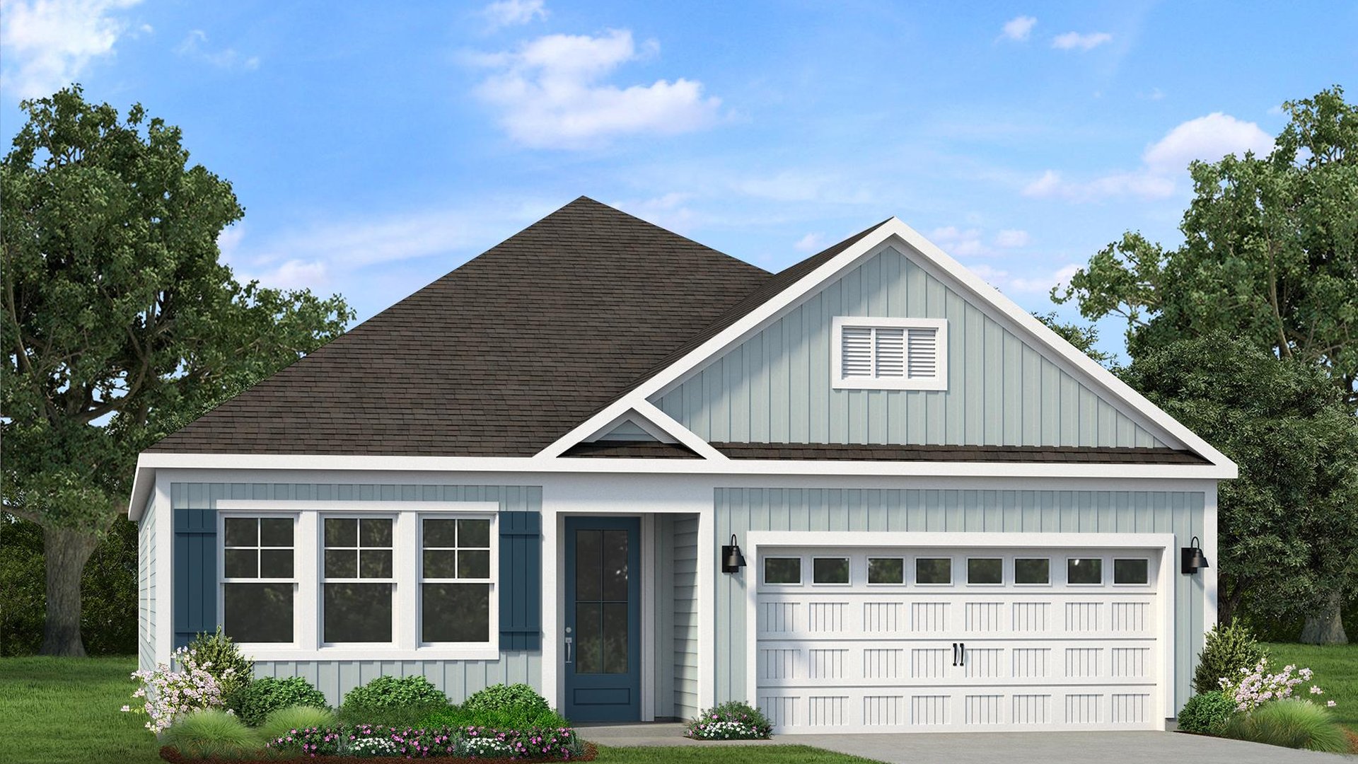 Aberdeen E two story floor plan in the Sanctuary at East Argent in Ridgeland, SC