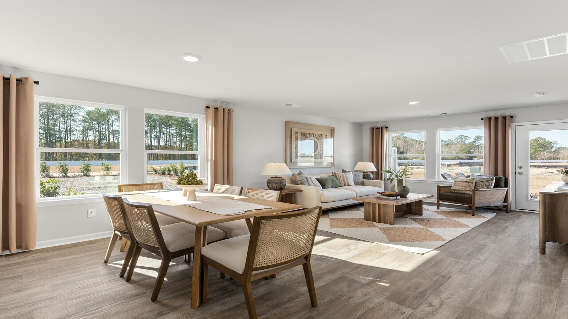 Dining area in the Norman floor plan at Old Bailey offering an open layout ideal for family meals and entertaining guests.