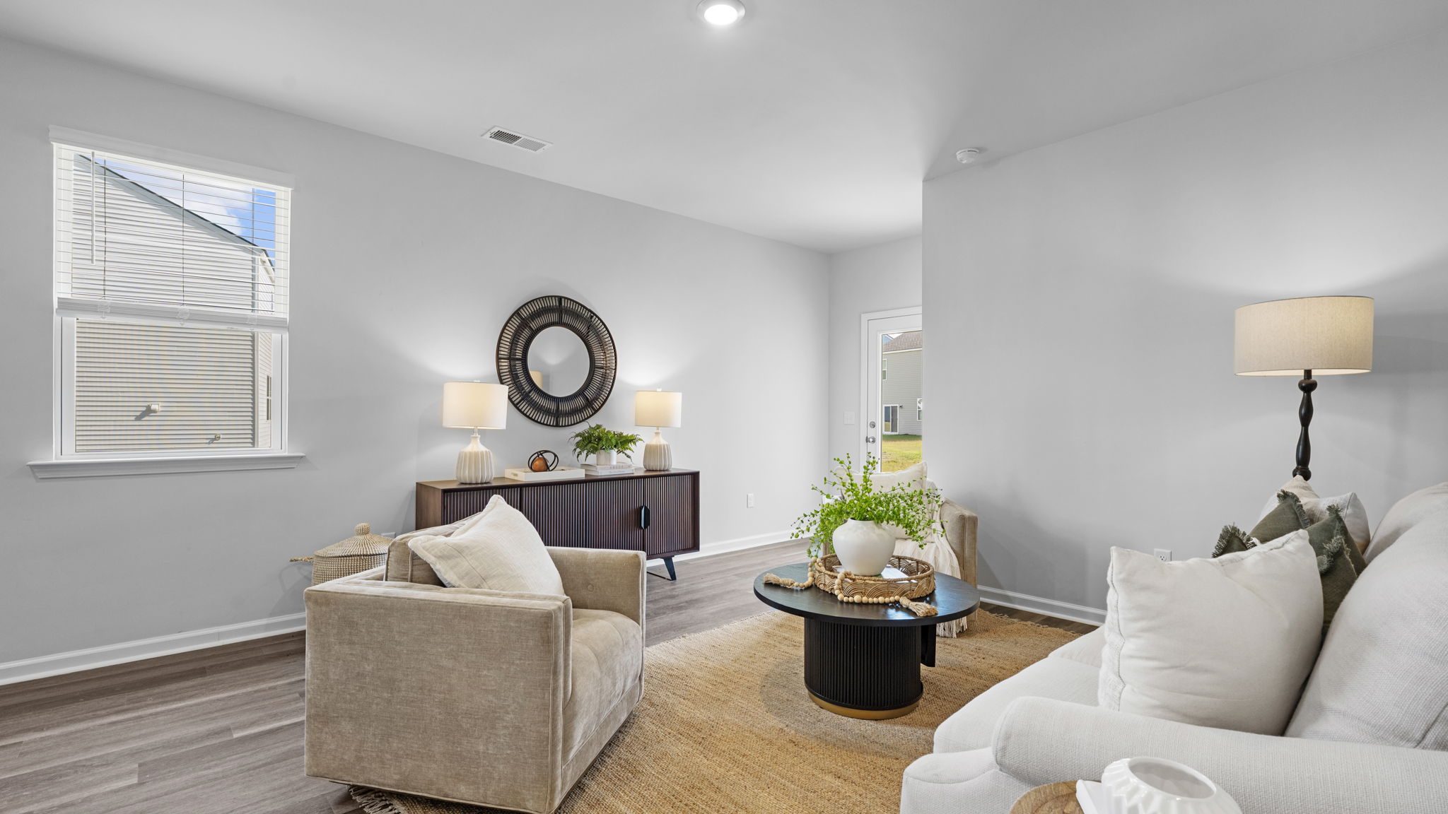 Downing open living area in a D.R. Horton new construction home in Ridgeland, SC