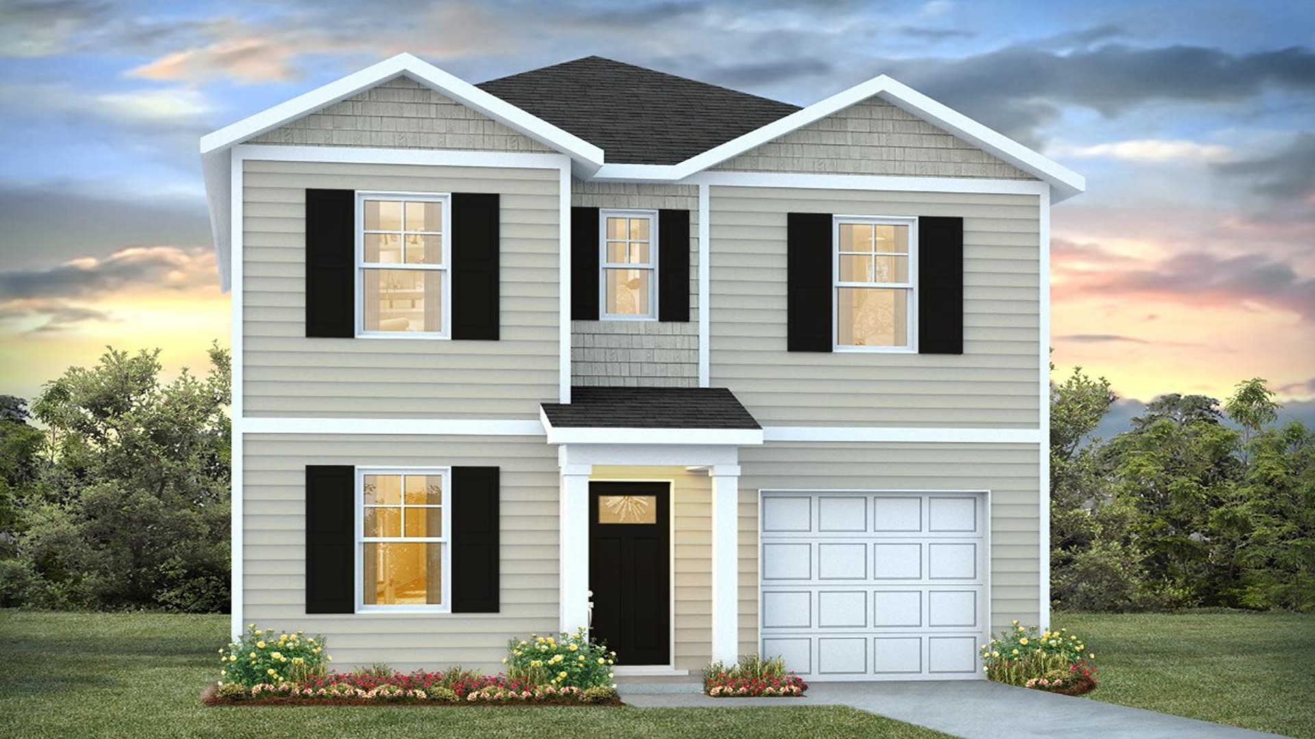 3D Rendering Hartsville elevation B