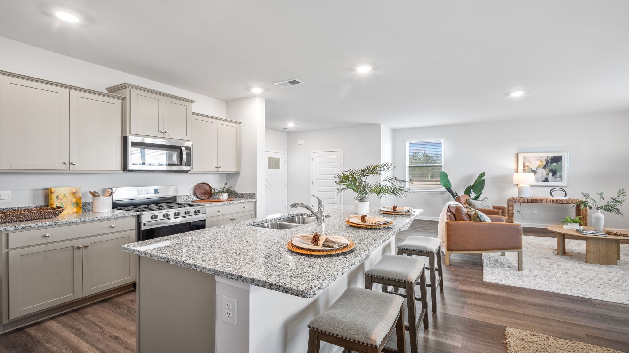 Kitchen view from the island