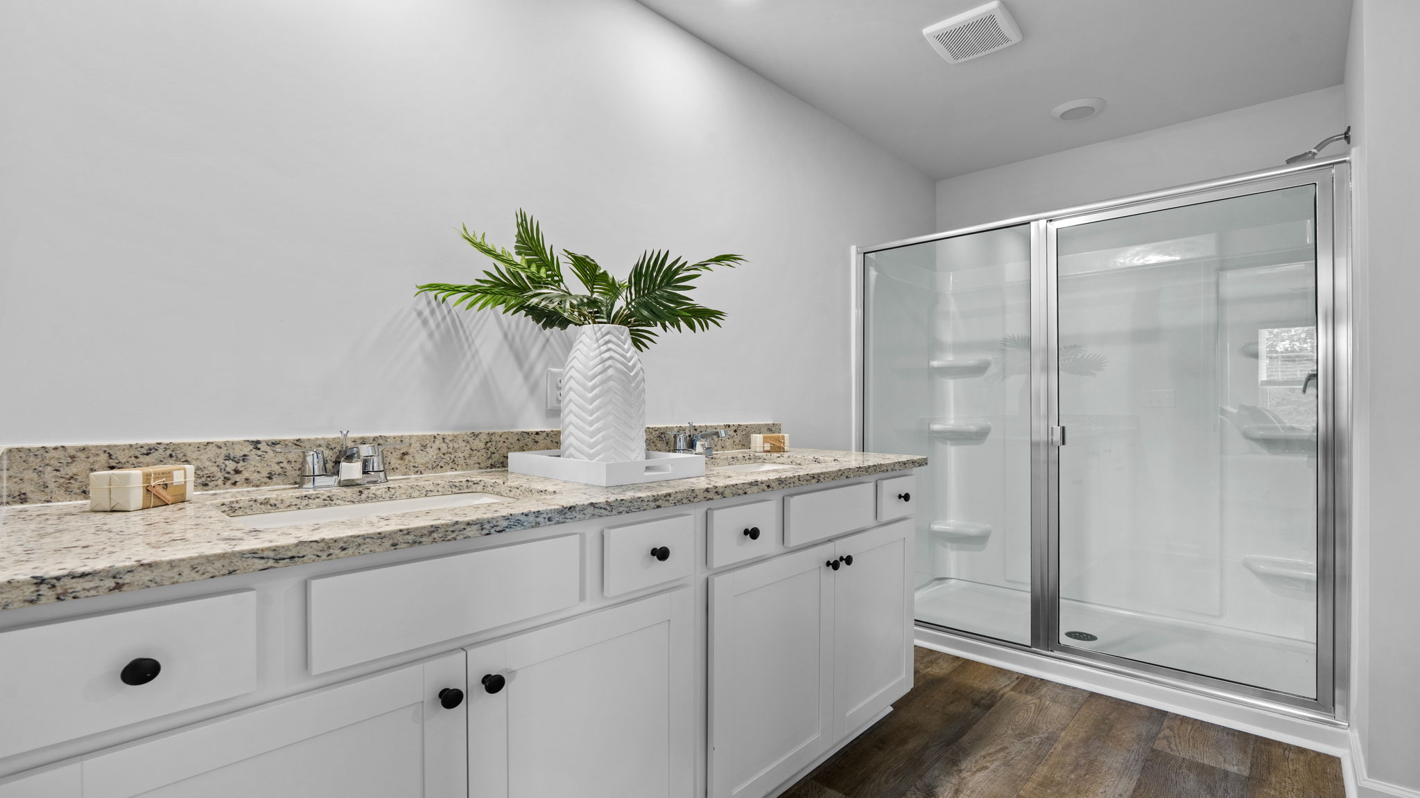 Spa inspired primary bathroom