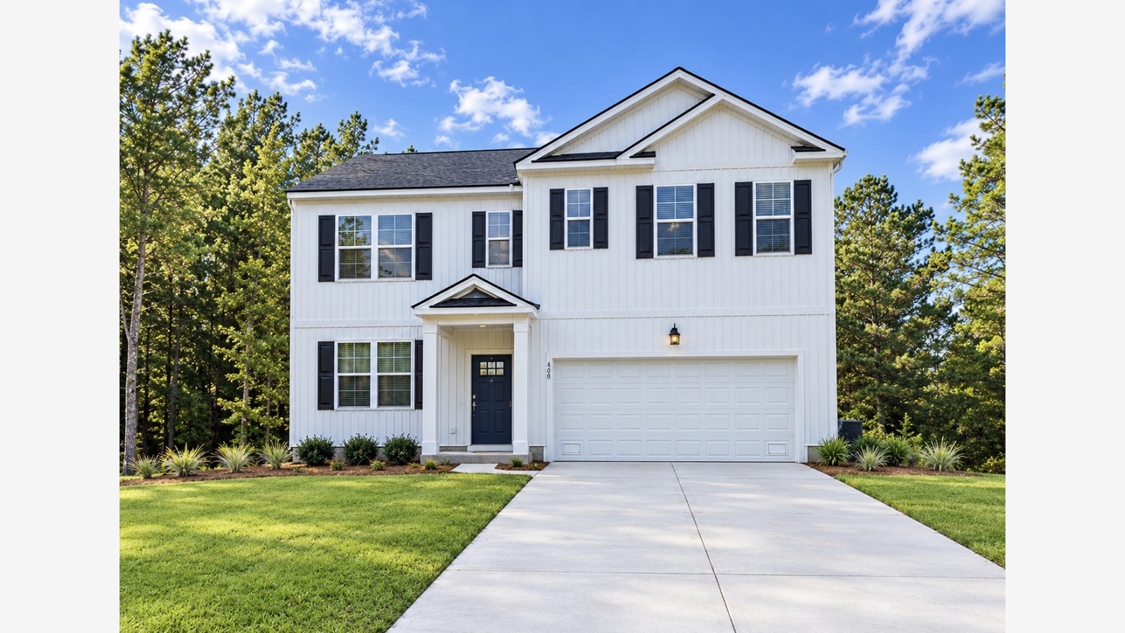 Hayden C Front of home in Cypress Landing community in Hardeeville
