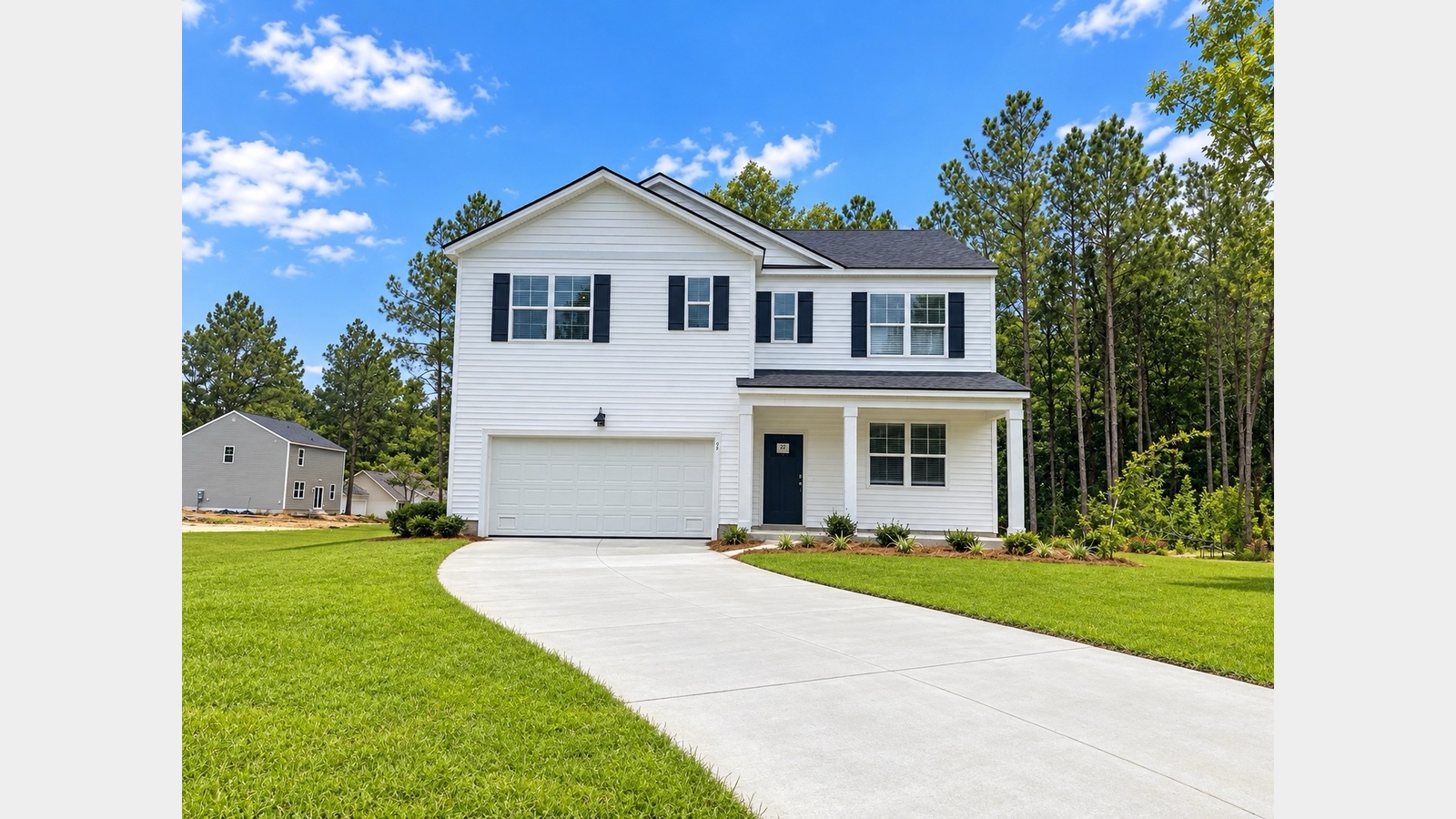 Hayden B Front Exterior of home in cypress landing community in hardeeville, sc