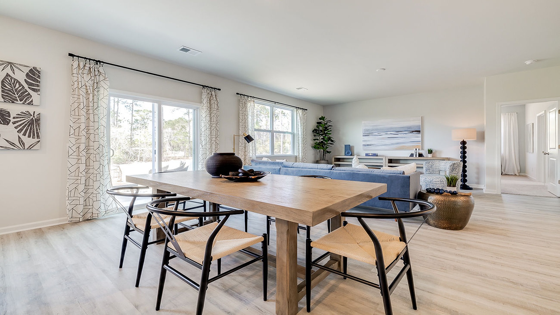 Dining area with seating