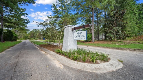 Cypress Landing Hardeeville, SC Entrance Monument entering