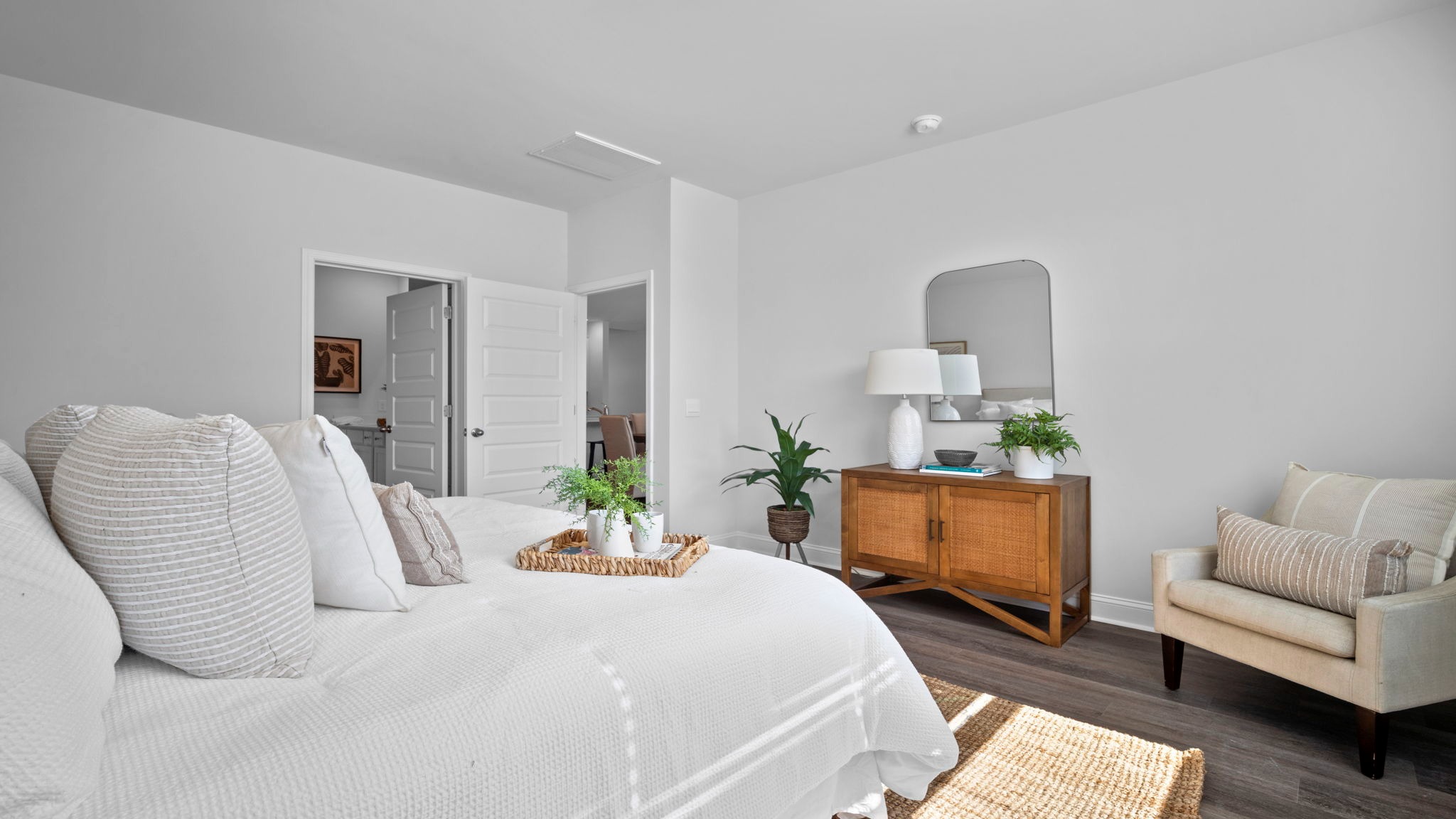 Primary bedroom view from inside the room