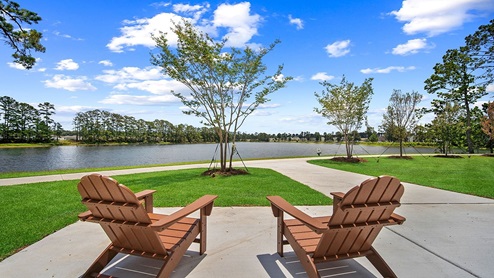 Seating at amenity center