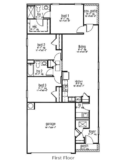 Downing Floorplan