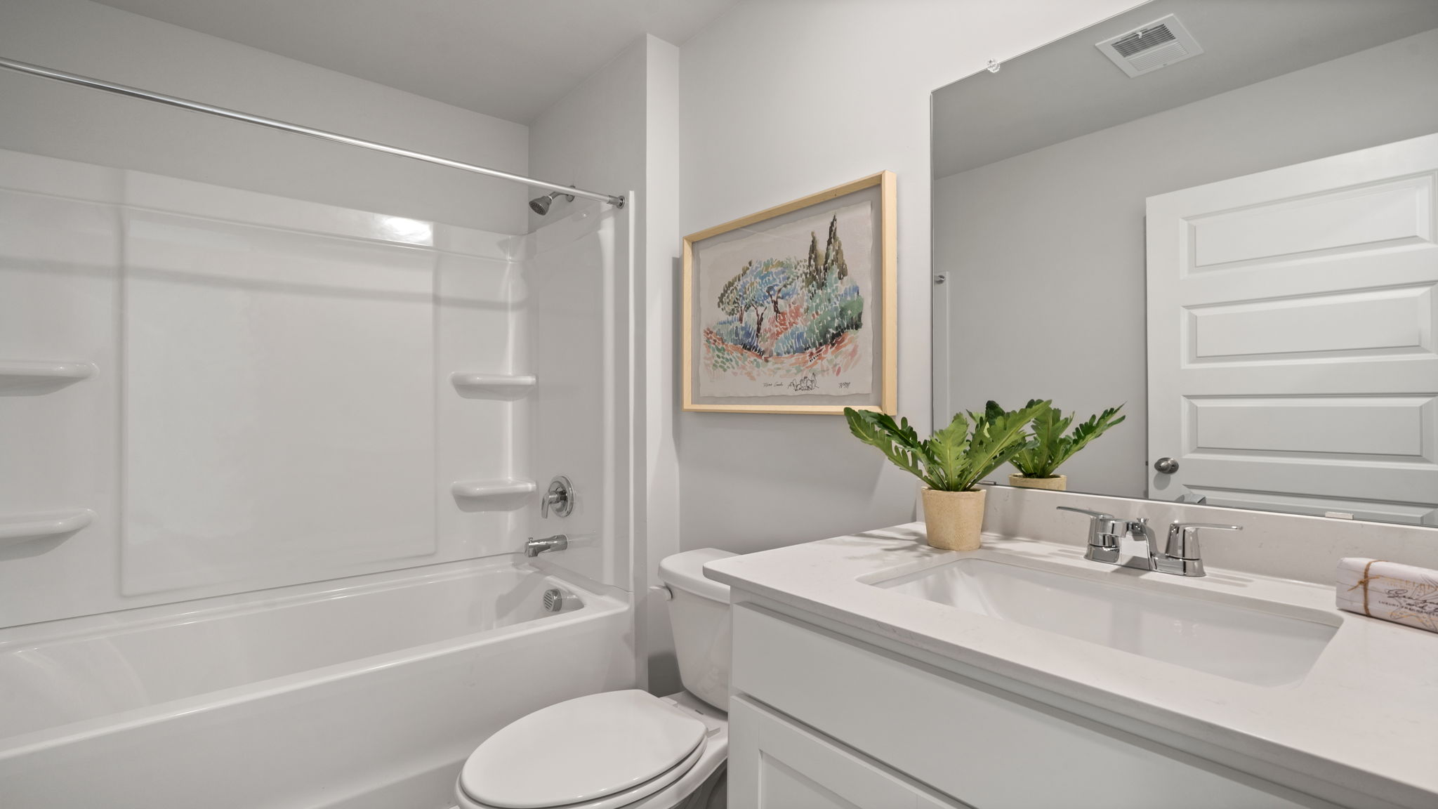 Allex A Full Bathroom | Secondary full bathroom with modern fixtures and finishes.