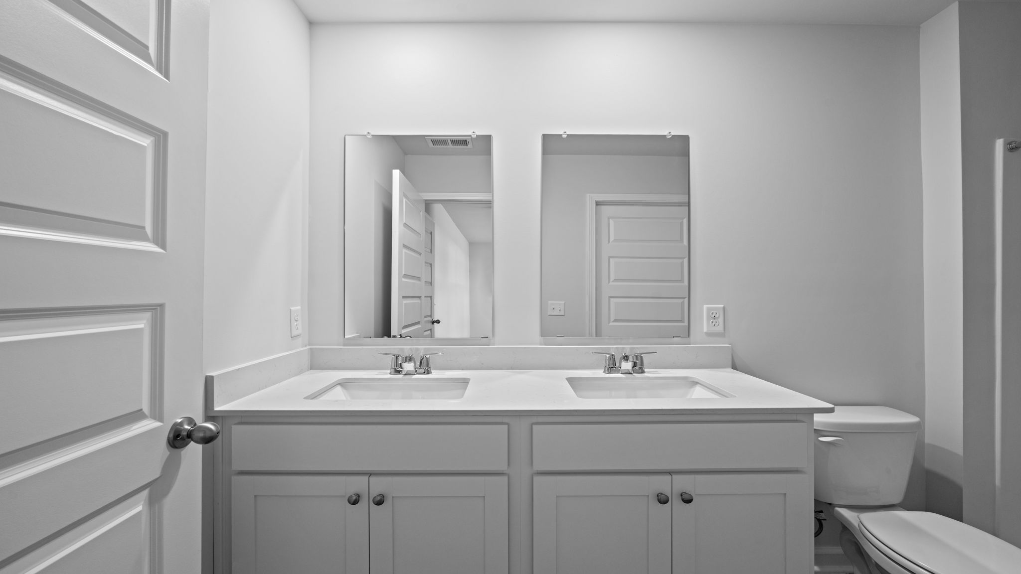 Primary bathroom in the Willow floor plan featuring a functional layout and modern finishes.