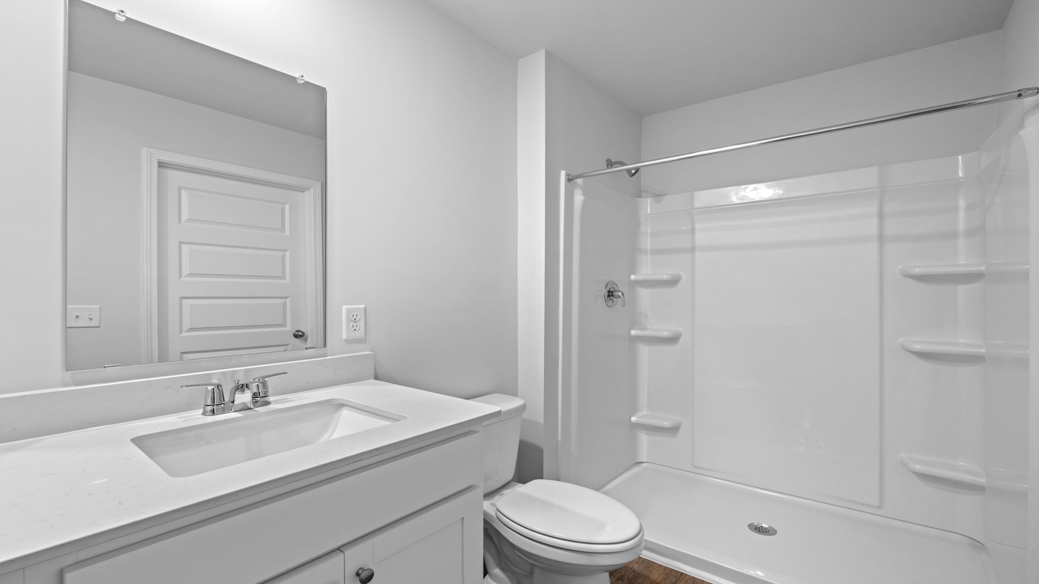 Well-appointed bathroom in the Willow home featuring practical design and modern finishes.