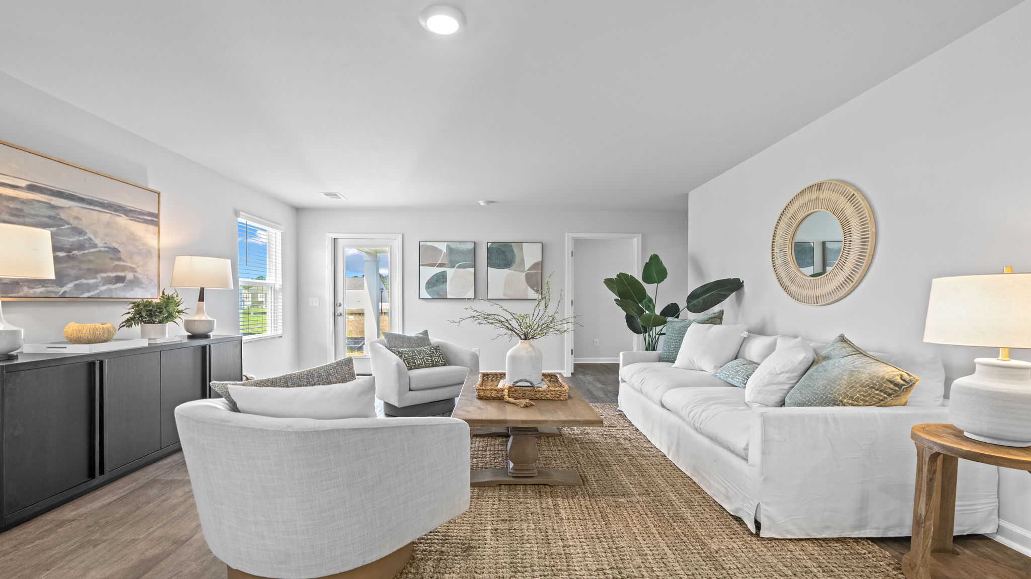 Inviting great room in the Willow by D.R. Horton offering comfortable gathering space and an open layout.