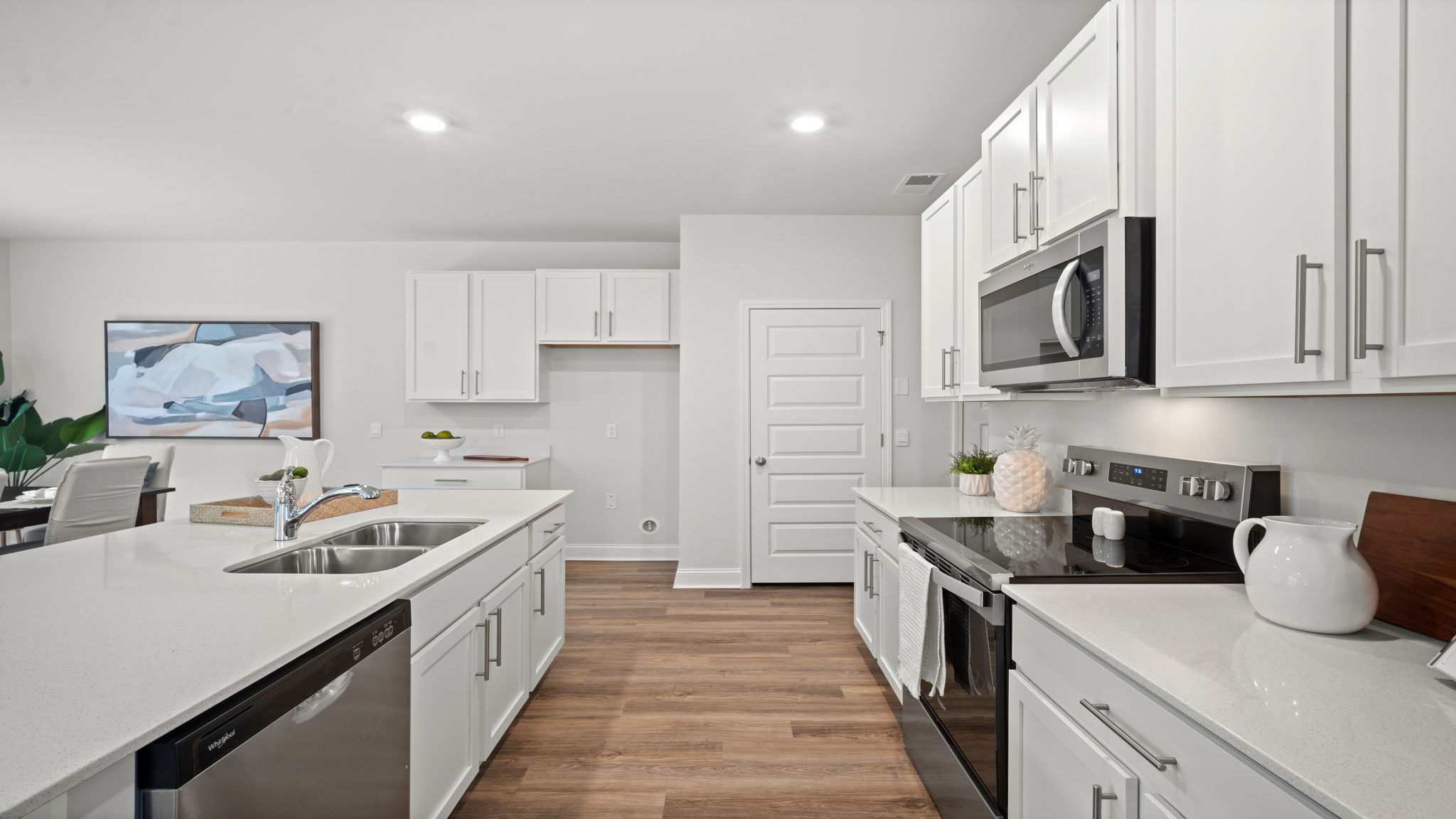 Kitchen island with bar seating