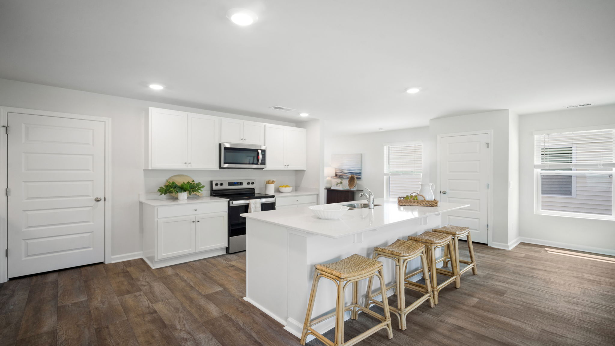 Additional kitchen angle with open layout.