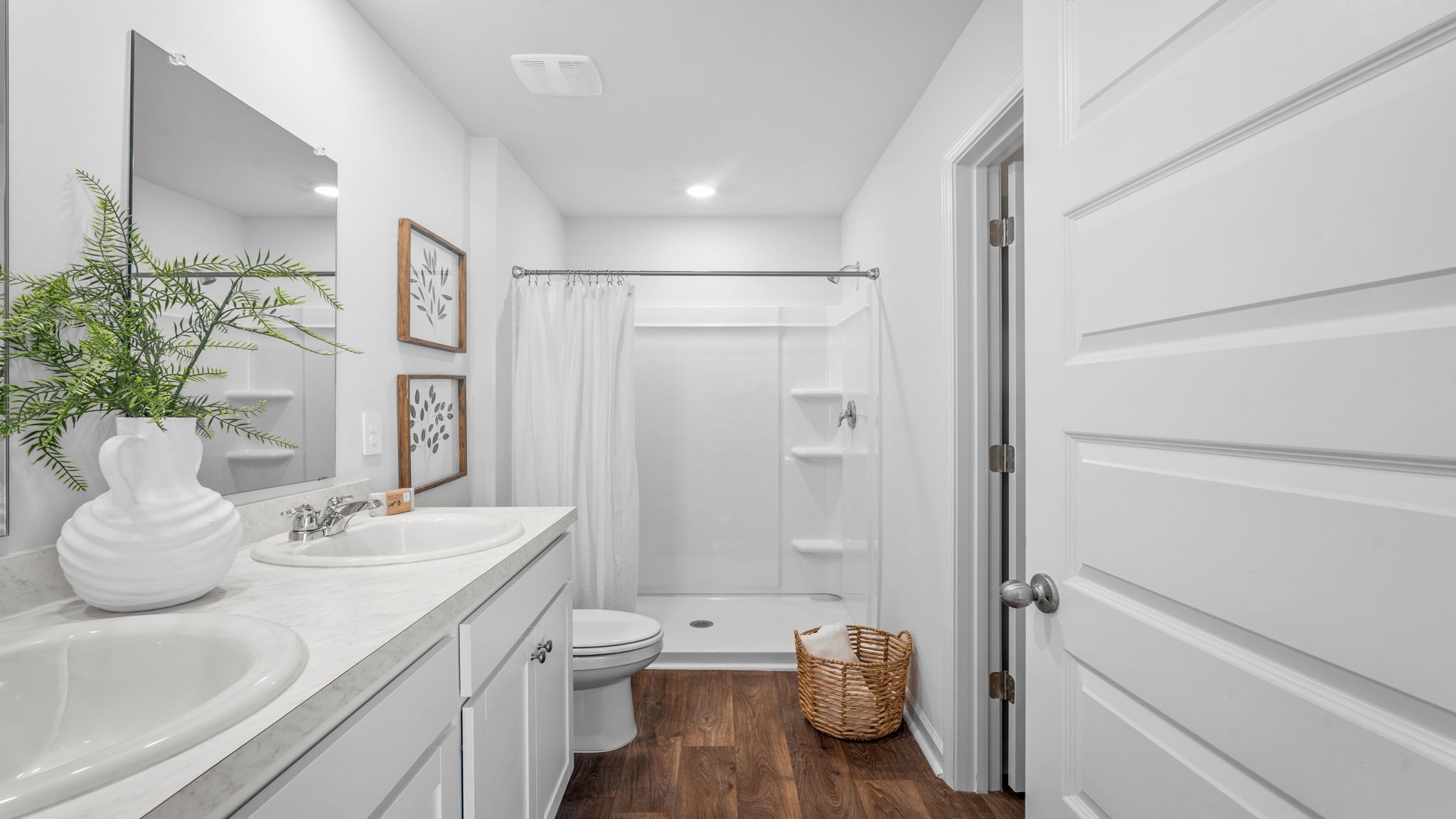 Primary bathroom with a stand-up shower