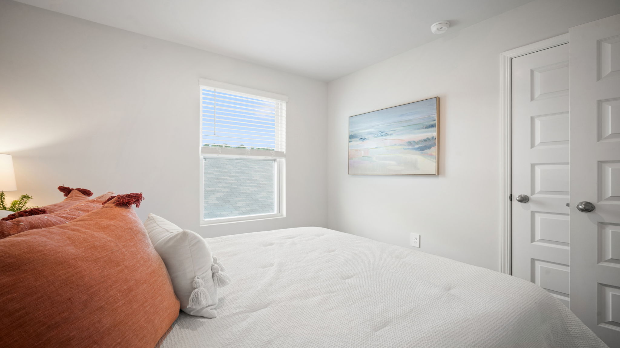 Guest bedroom view from inside the room