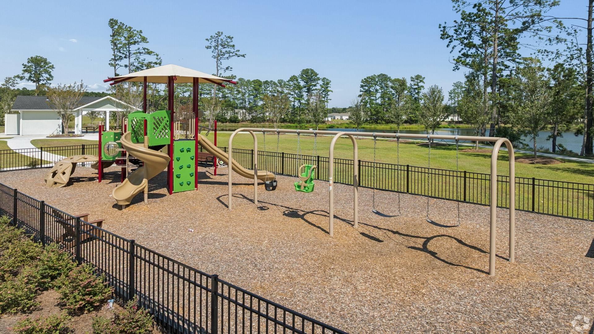 Ideally located playground