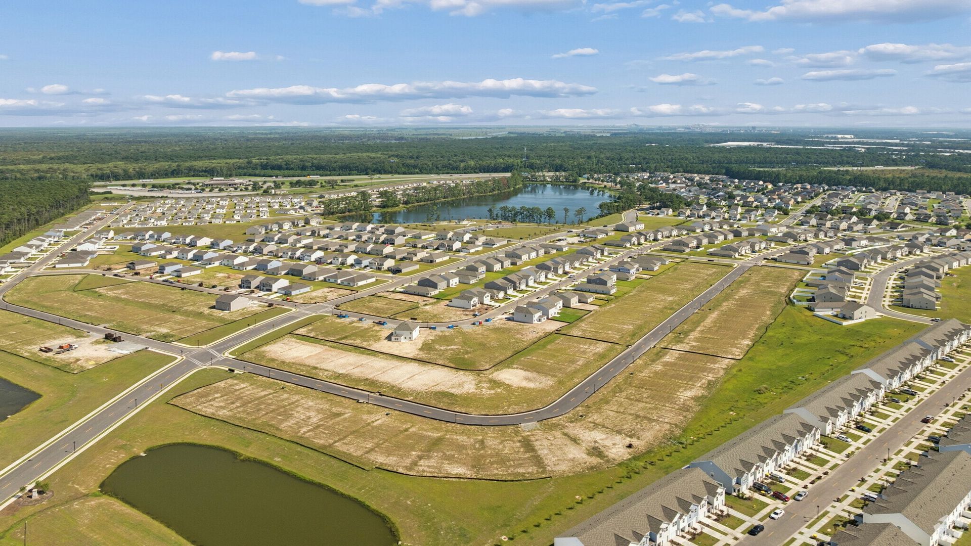 Ariel view of Rice Hope