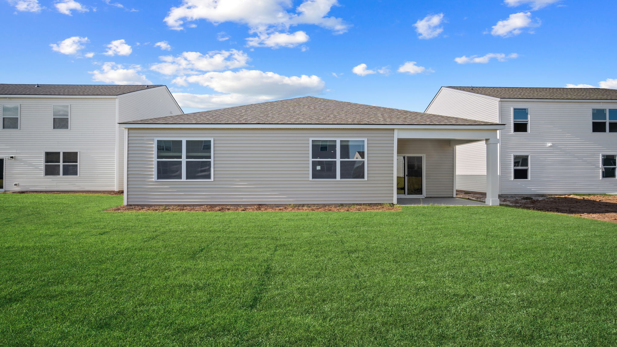 Rear of home