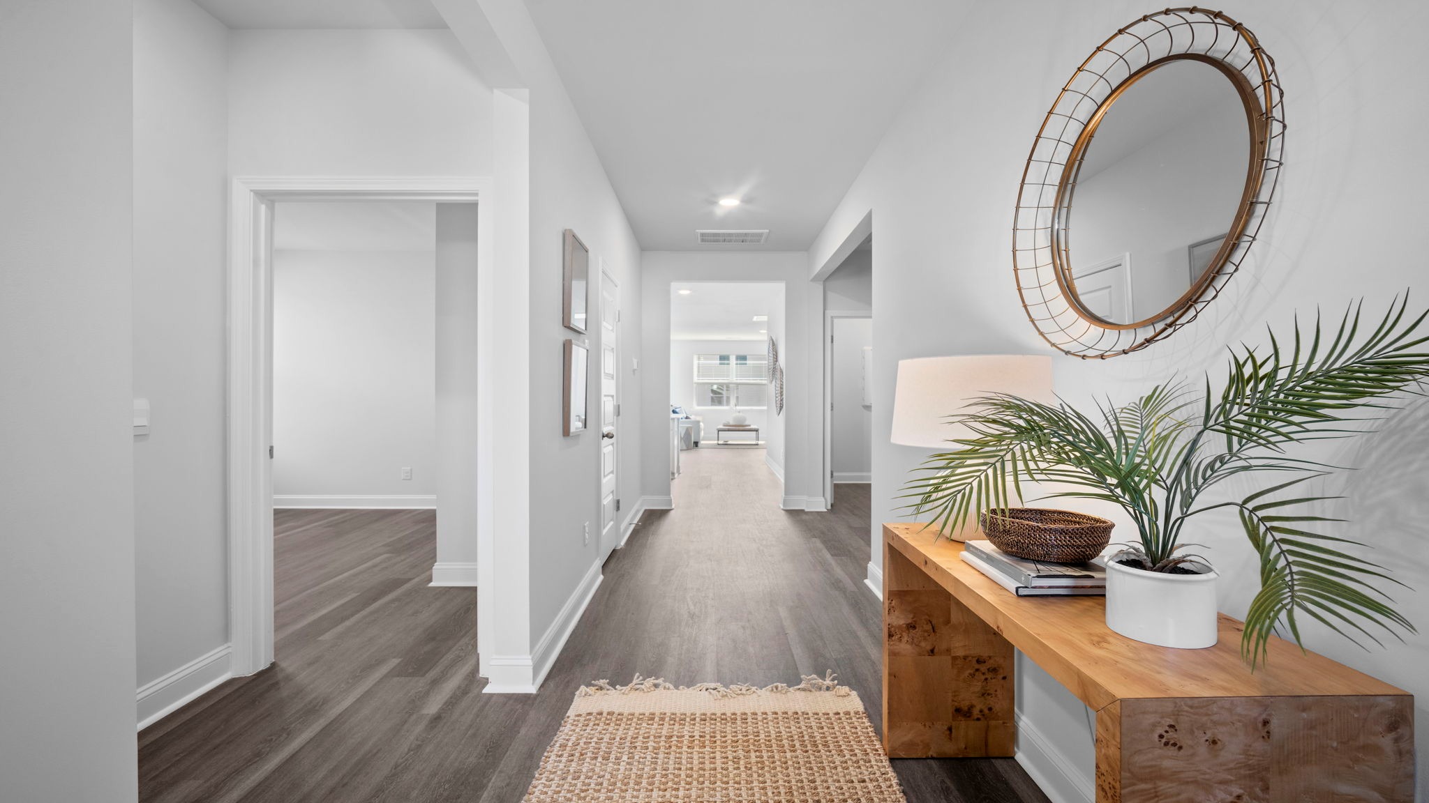 Foyer with entry table