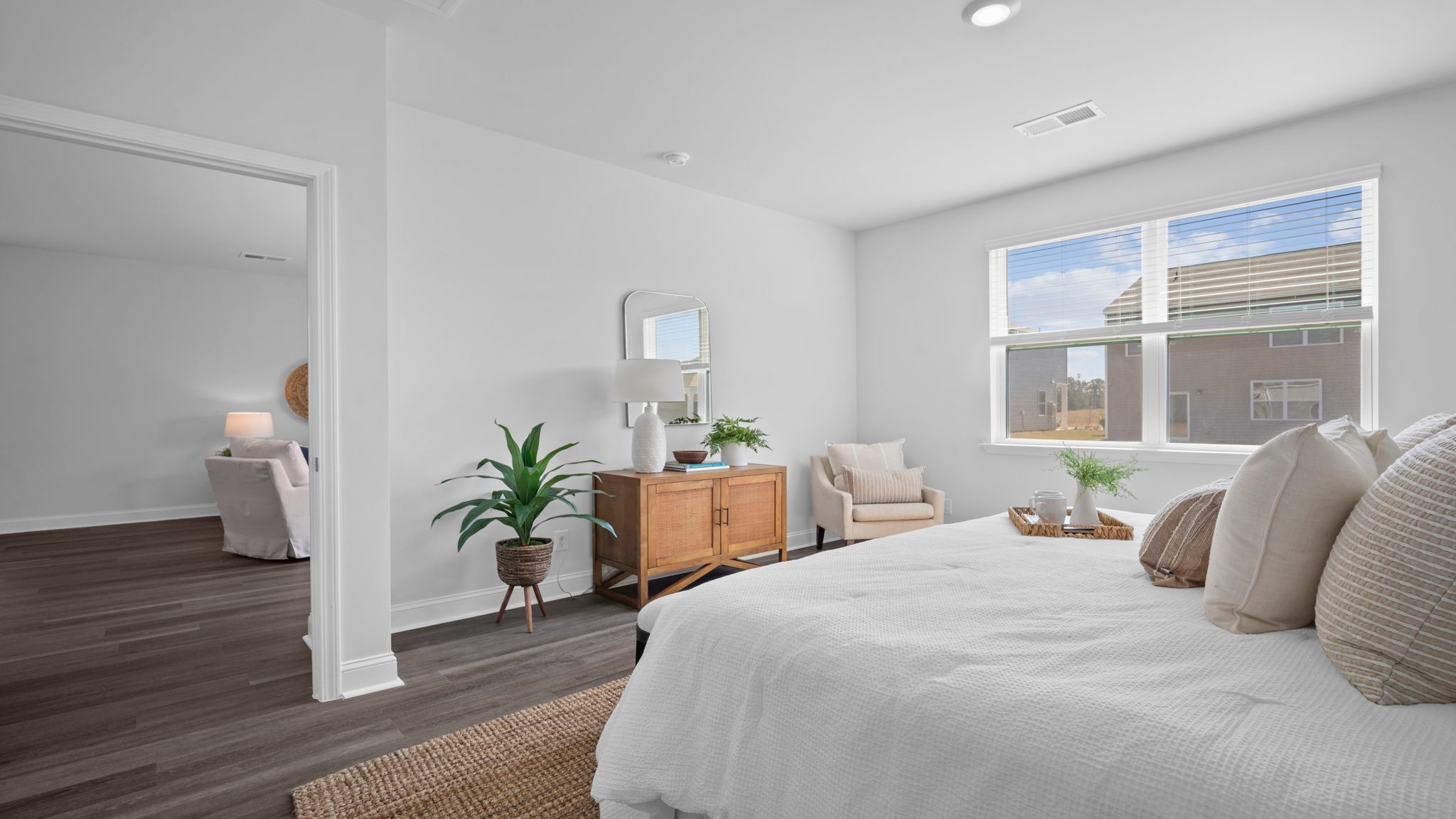 Primary bedroom view from inside the room