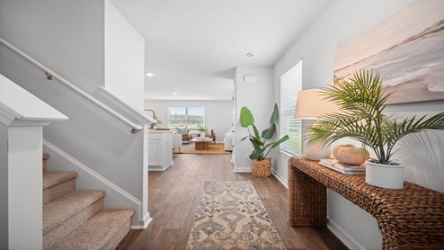 Foyer to kitchen
