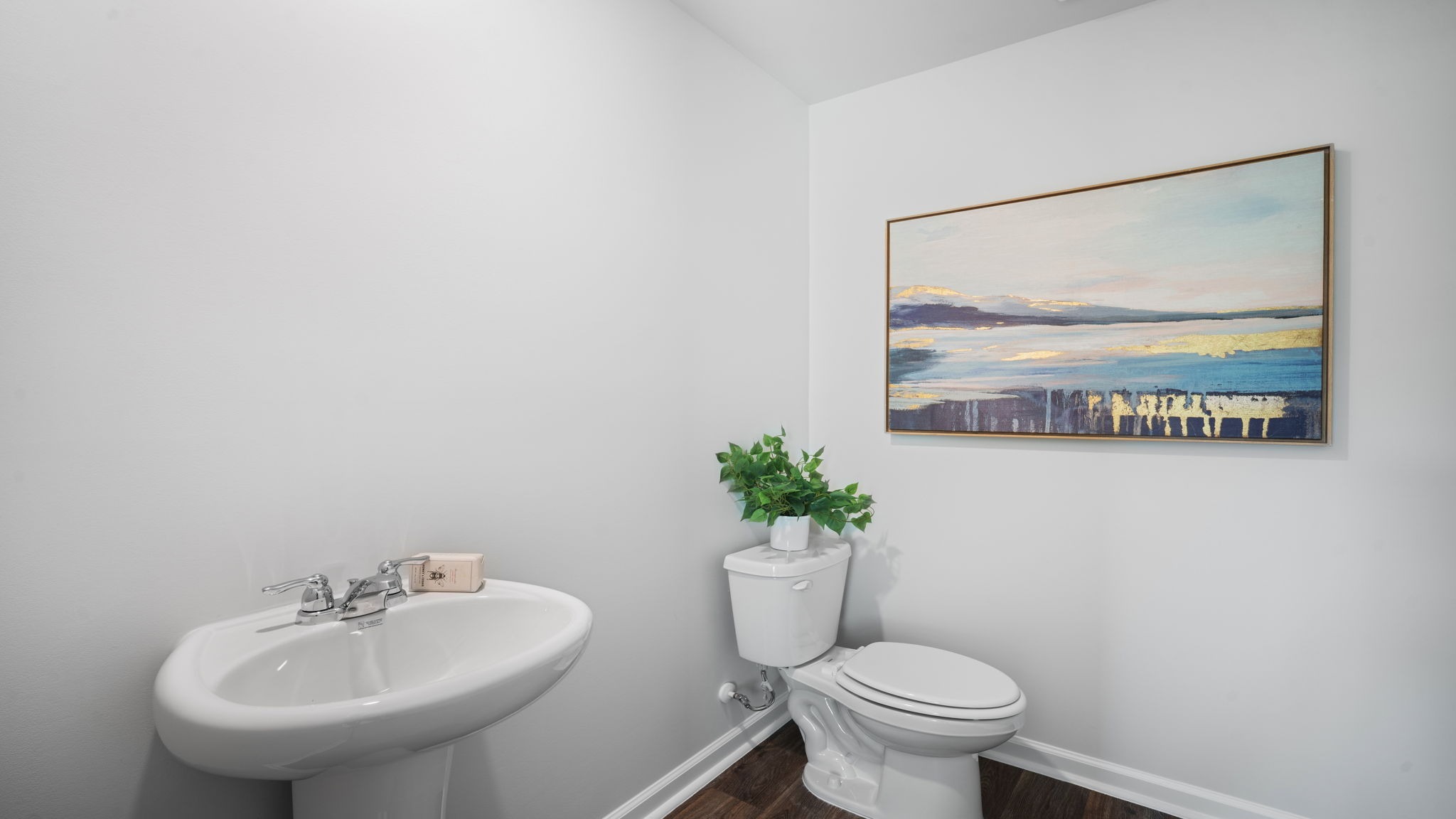 Powder room half bath