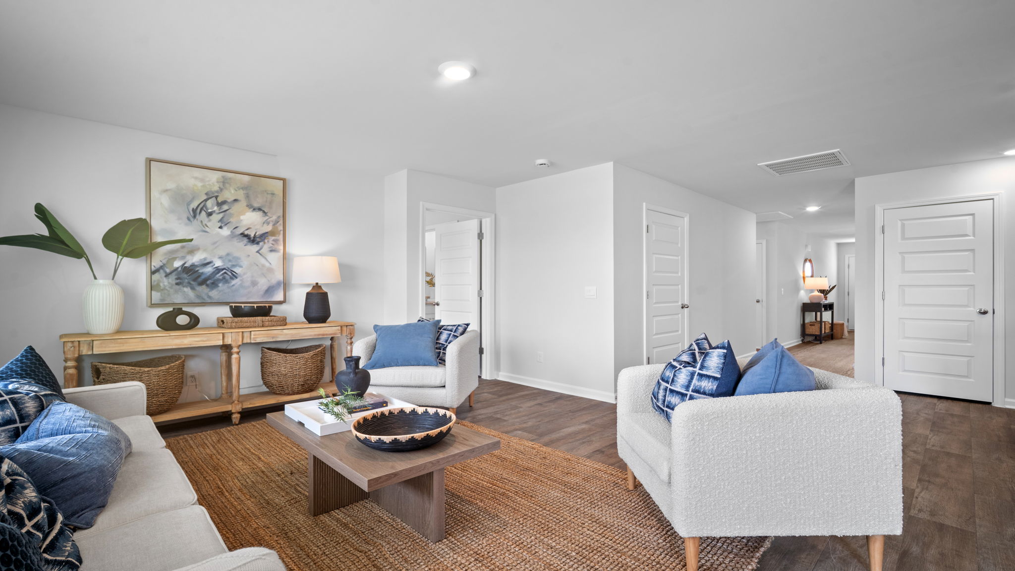 Living area with tables and chairs