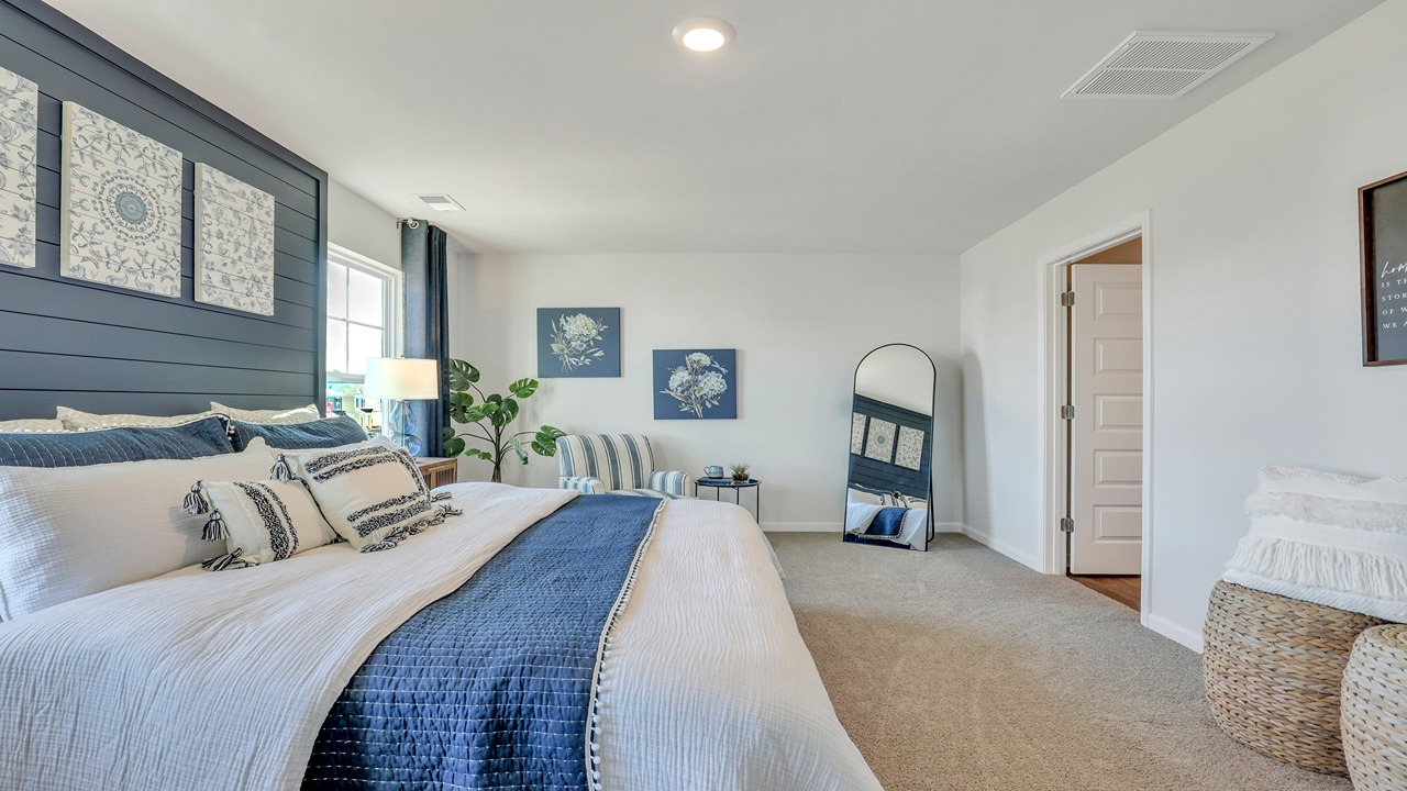 Primary bedroom view from inside the room