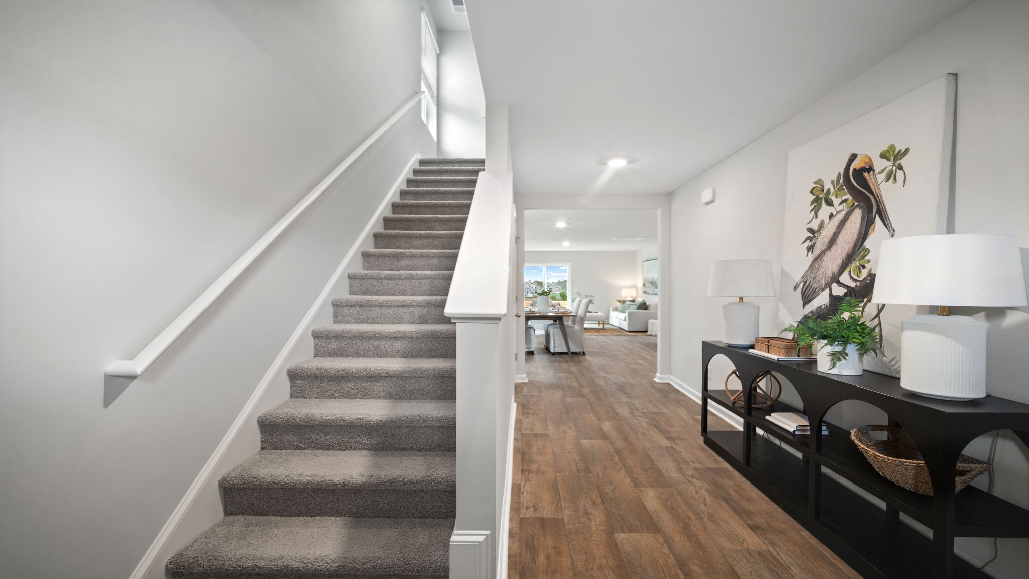 Foyer with view of the staircase