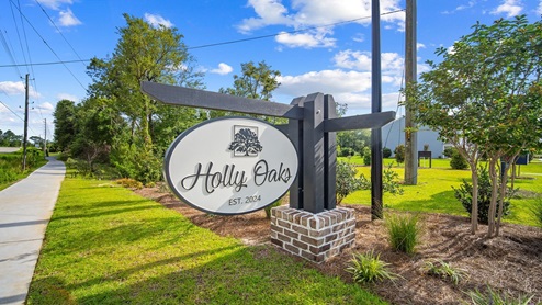 Holly Oaks entrance monument cawana road