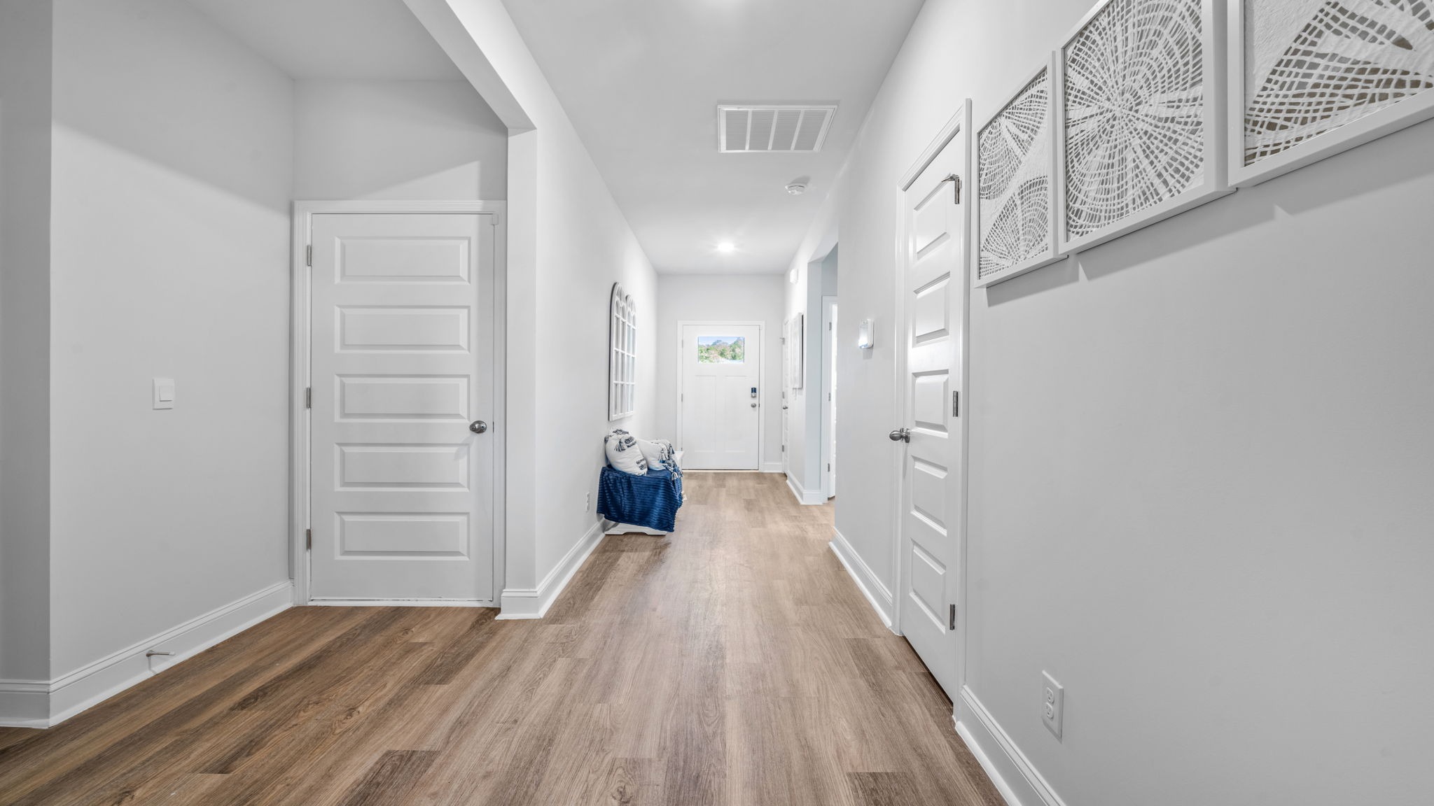 Front door view from the foyer