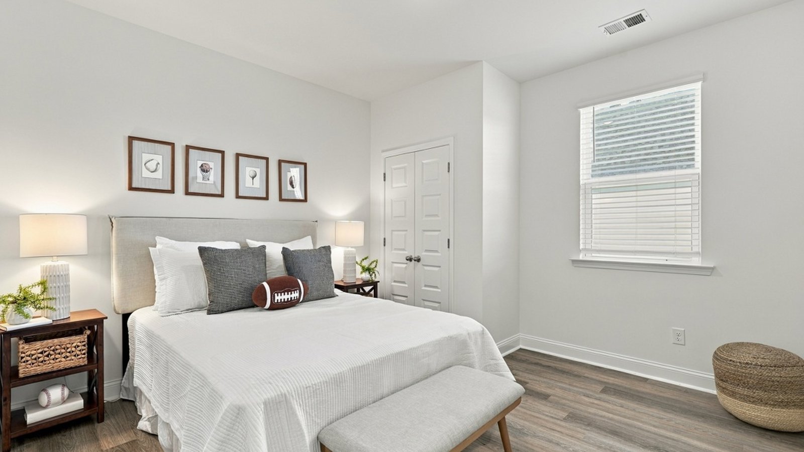 Additional secondary bedroom with closet storage, natural light, and flexible living options.