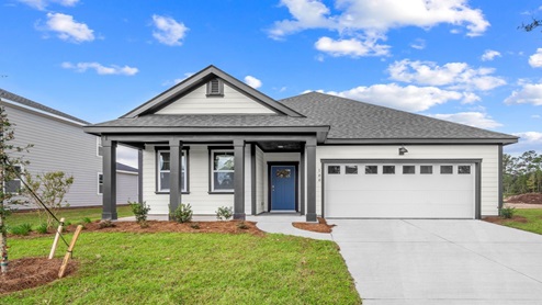 Aria model front view of home