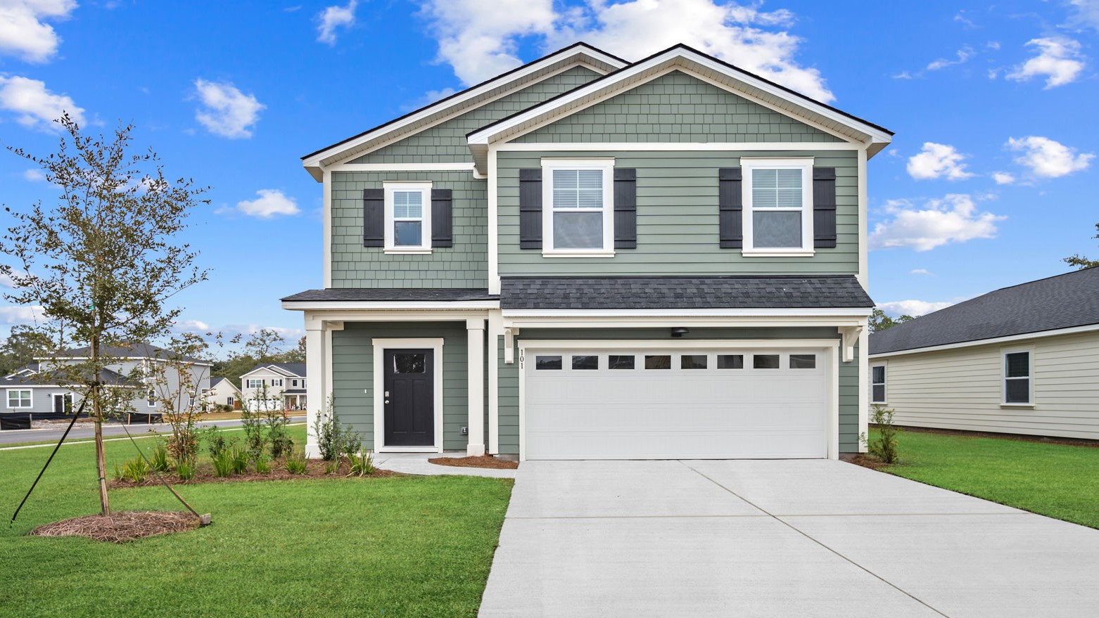The Robie floorplan in Laurel Grove featuring a beautiful curb appeal