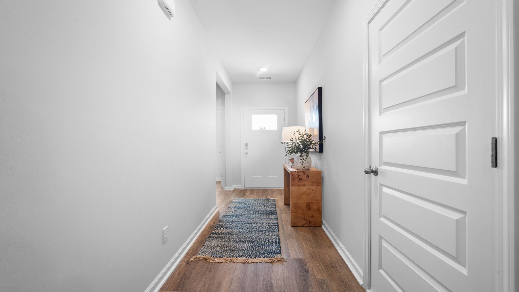 Foyer with natural light