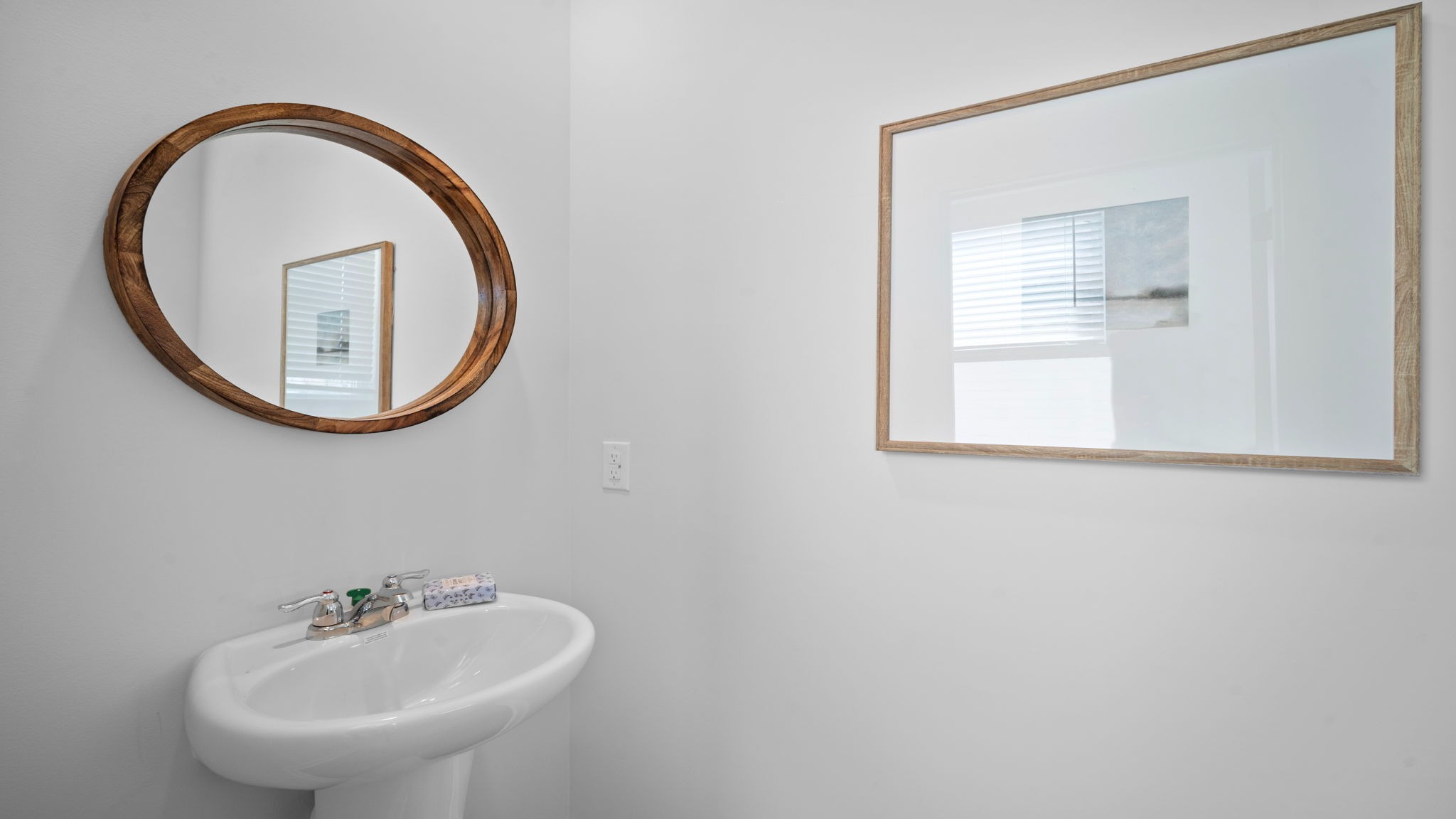 Powder room and half bathroom